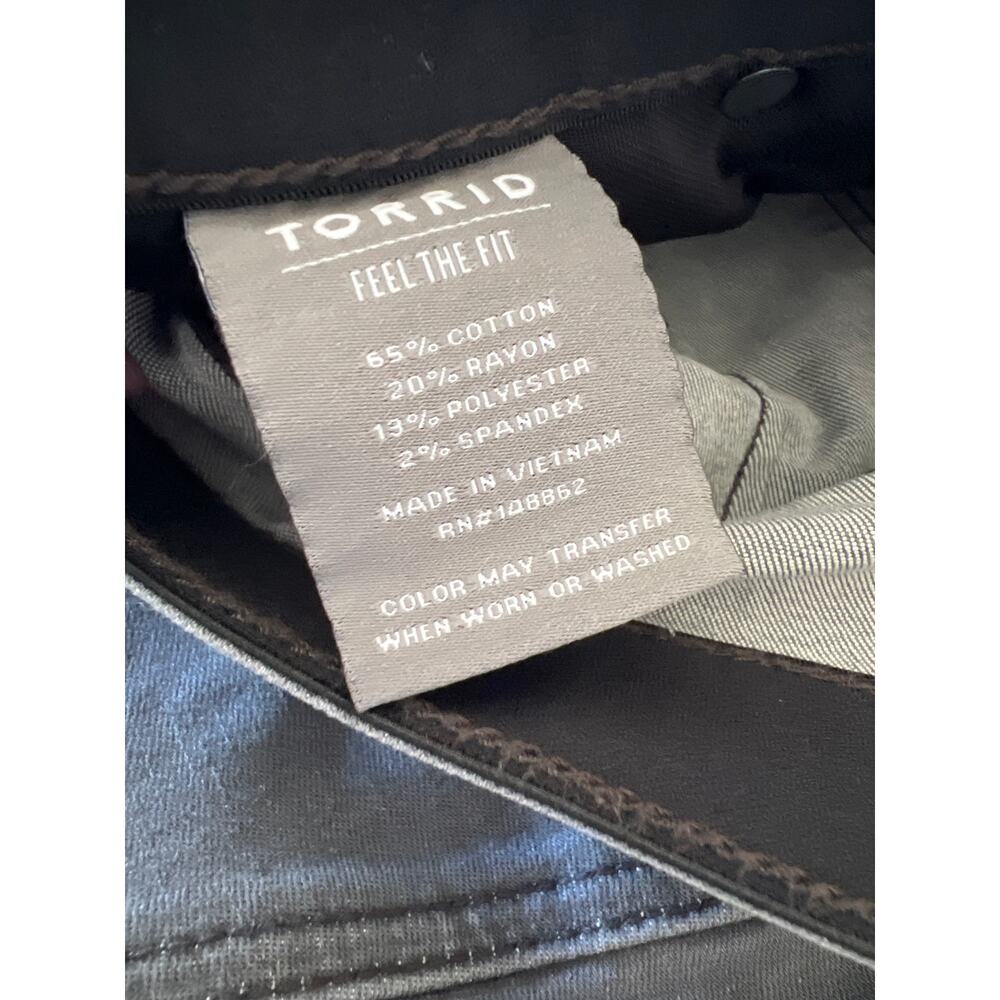 Torrid Bombshell Super Soft Skinny Ankle Jeans In Gray Size 16R - Picture 7 of 8